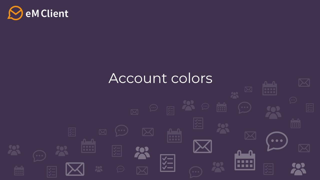 Colori degli account
