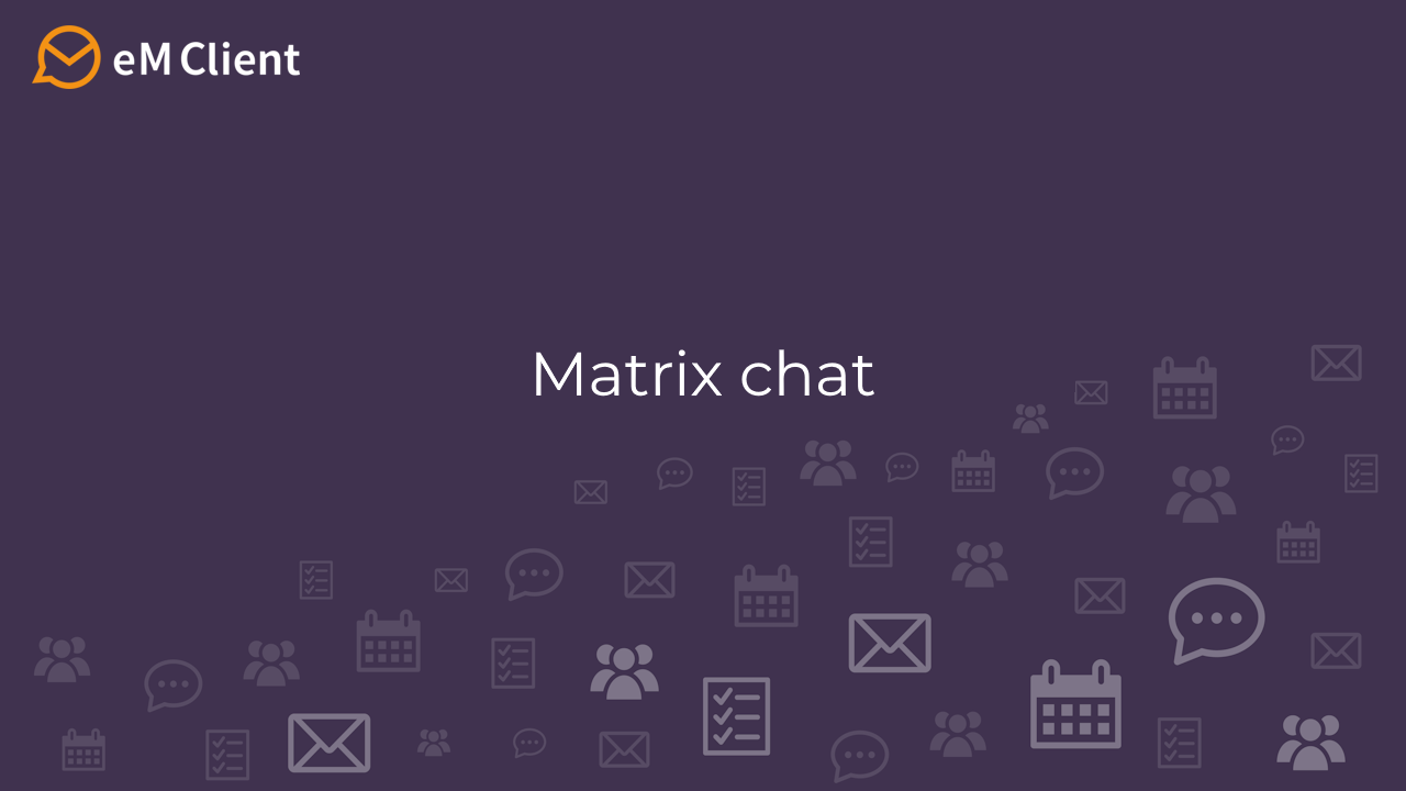 Supporto per la chat Matrix
